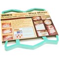 Quikrete Walk Maker Series Building Form, 2 ft L Block, 2 ft W Block, Plastic, 80 lb, Cobblestone Pattern 692132